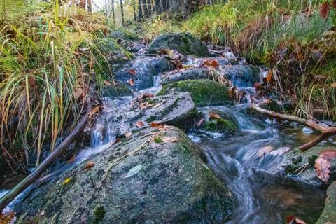 Small waterfall Stock Photos
