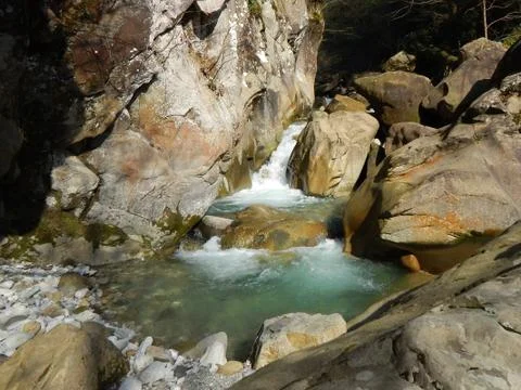 Small waterfall Fotos de archivo