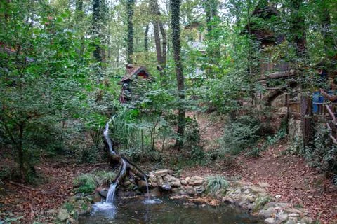 Small waterfall Stock Photos