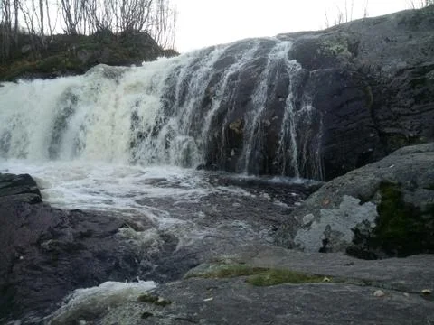 Small waterfall Stock Photos