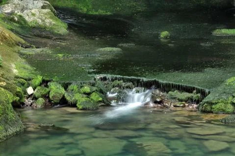Small waterfall Stock Photos