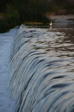 Small waterfall in a river Foto stock