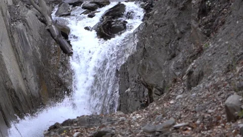 Small Waterfall in Slow Motion 動画素材 303656211