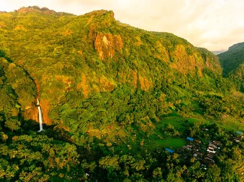 Small Waterfall Tropics Stock Photos