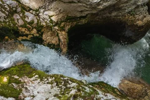 Small Waterfall Wallpaper Stock Photos