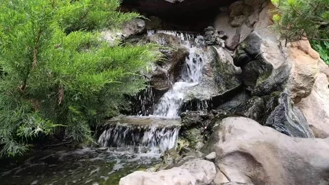Small waterfall4 Video stock 312914561