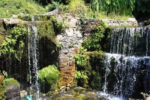 Small waterfalls Stock Photos