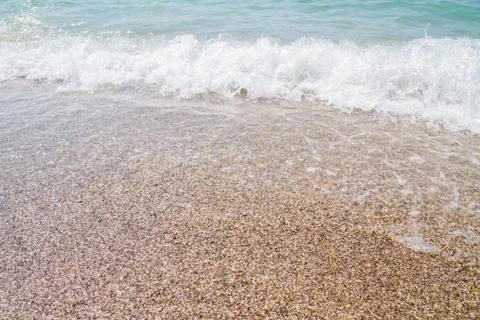 A small wave on the black sea Stock Photos