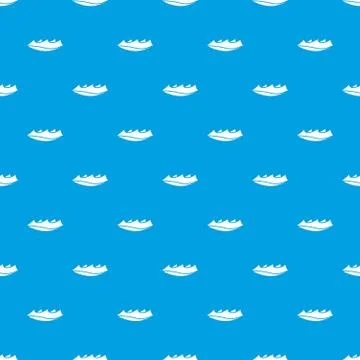 Small wave pattern seamless blue Stock Illustration