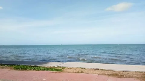 Small wave sea view in Thailand Stock Footage 277888865