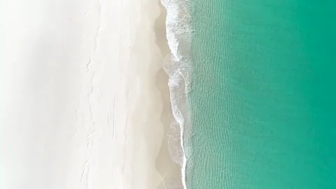 Small waves from above Stock Footage 165335126