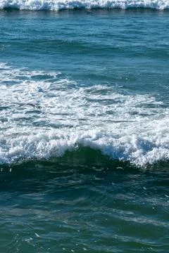 Small waves at the Atlantic Ocean Stock Photos