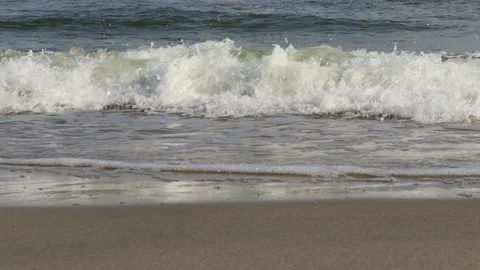 Small waves on the Baltic sea Stock Footage 206135556