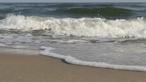 Small waves on the Baltic Sea Stock Footage 206135561