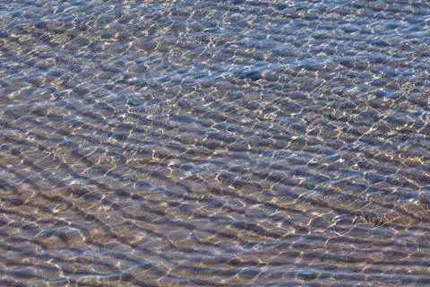 Small waves at beach. Stock Photos