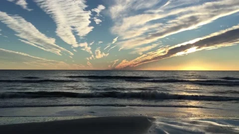 Small Waves In The  Beach Video Footage Stock Footage 156522732