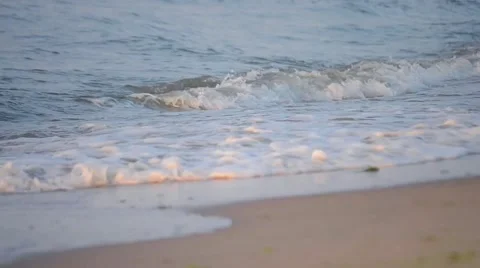 Small waves close up Stock Footage 56166425