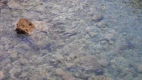 Small waves create plays of light on the surface of sea 4975 Stock Footage 108944771