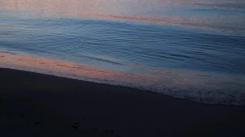 Small waves at dawn Stock Footage 315416994