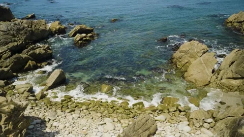 Small Waves in Monterey Bay Stock Footage 244823337