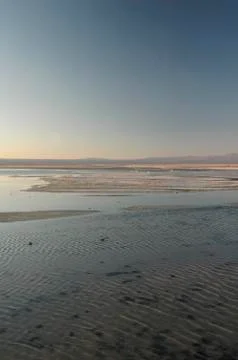 Small waves over the Salar Stock-Fotos