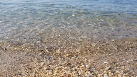 Small waves on the sea Video stock 247516423