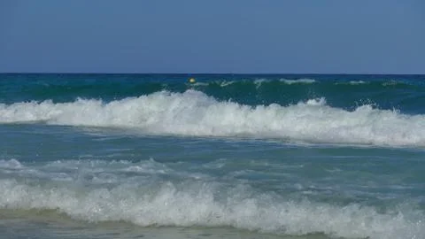 Small waves on the sea Stock Photos