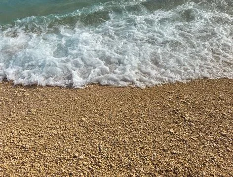 Small waves on the sea. Stock Photos