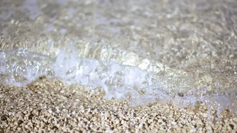 Small waves on the seashore. Stock Footage 237595956