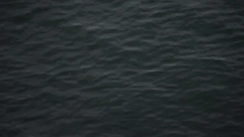 Small waves on the surface of a deep green water Stock-Footage 72602821