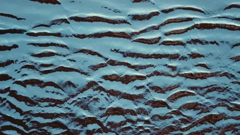Small Waves on the Surface of the Water, Slow Motion Stock Footage 247912326