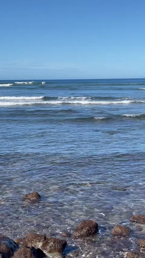 Small Waves view 3 Stock Footage 236261105