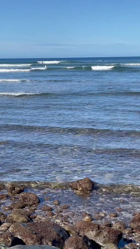 Small Waves view 4 Stock Footage 236261150