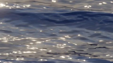 Small waves on water. Seascape close up. Waves on ocean. Stock Footage 241601477