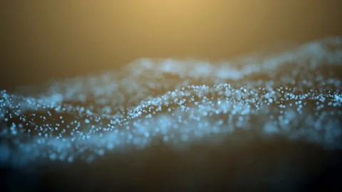Small waving particles abstract animation technological background new quality Stock Footage 119947858