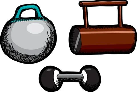Small Weights Stock Illustration