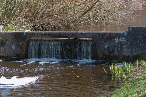 Small weir Stock Photos