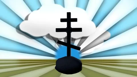 Small white cloud starting left drifting right and growing to highlight post Stock Footage 338356277