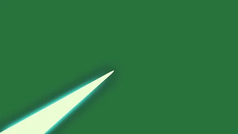 Small white dot and border pair of scissors on screen isolated on green screen Stock Footage 336855566