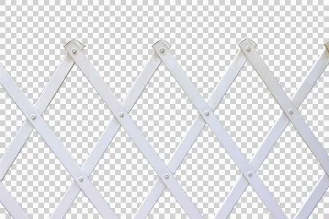Small white plastic divider isolated on white background. Stock Photos