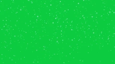 Small white snow particles falling on green screen 動画素材 331766399