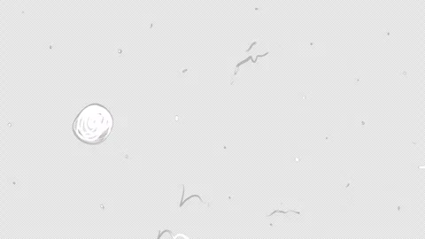 Small white spots of damage to old film on a black screen. Retro clip art stock Stock Footage 252662531