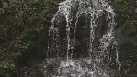 Small wide waterfall Video stock 87945706