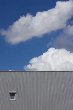 Small window and sky Stock Photos