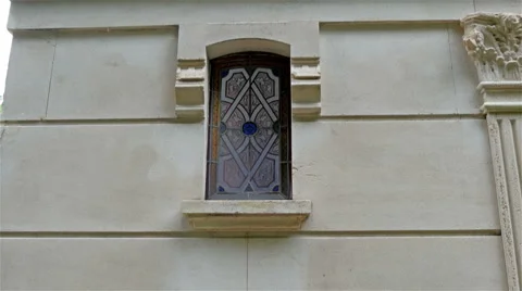 A small window of house in the streets of Paris Stock Footage 55901140
