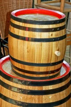 Small wine barrel Foto stock