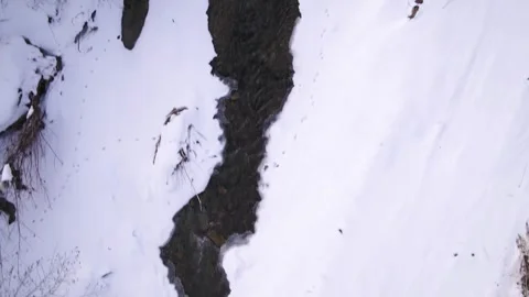 Small winter river Stock Footage 255181078