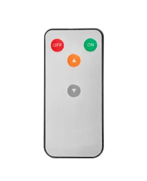 Small wireless remote control on white background Stock Photos