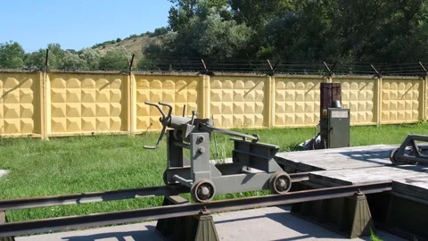 A small wood processing workshop Video stock 123871704