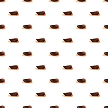 Small wooden boat seamless pattern for background design イラスト素材